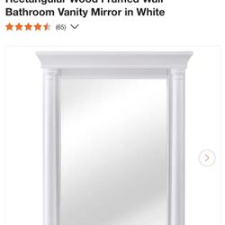BATHROOM VANITY WALL MIRROR $50 EACH