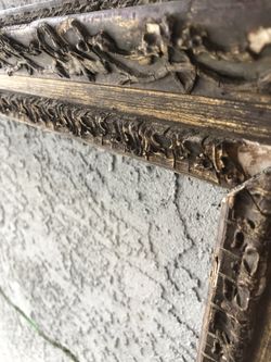 Large Antique Gesso Frame