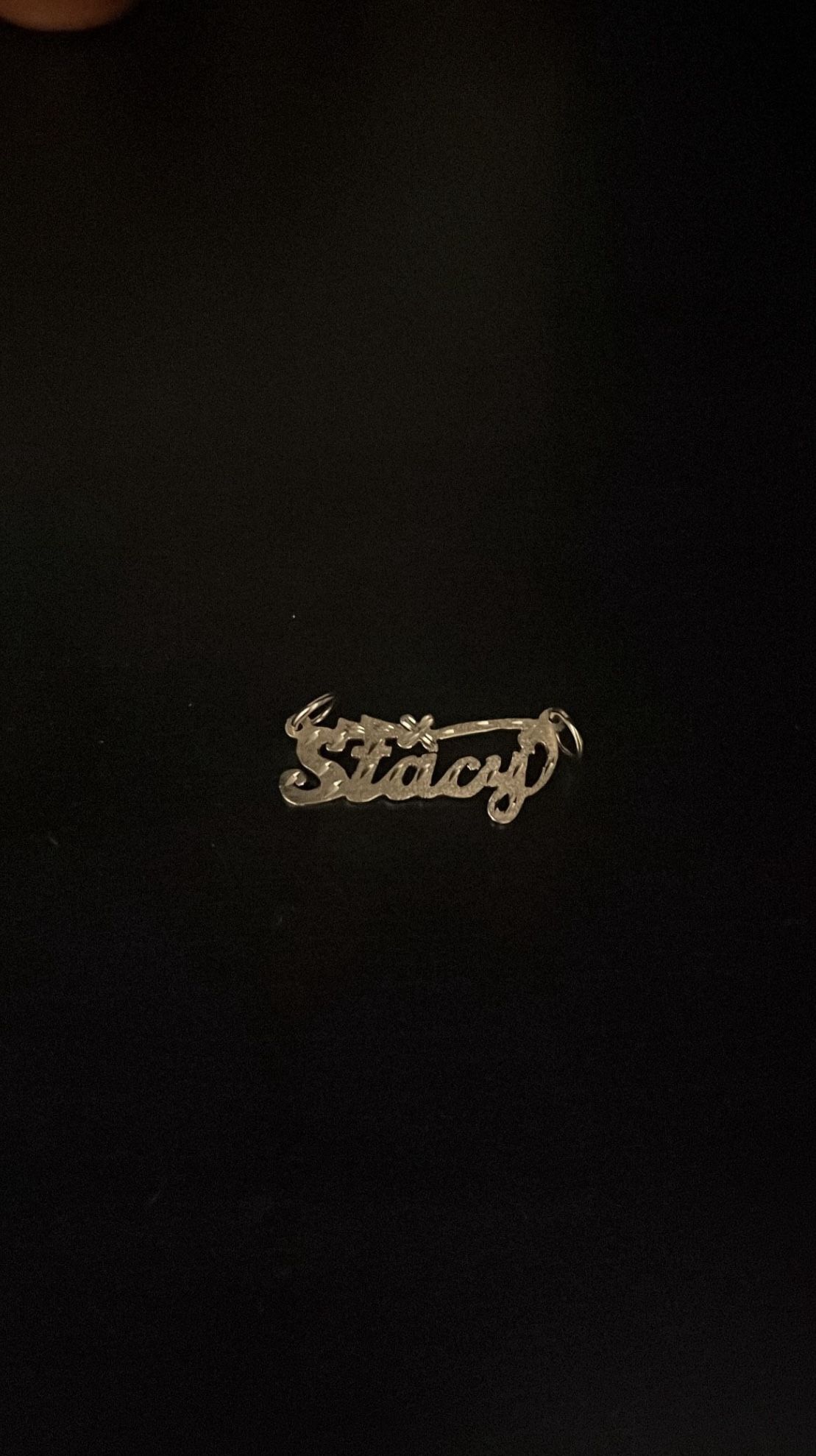 Stacy 14k Name Pendant