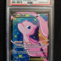 Pokemon Mew EX PSA 8 Radiant Collection