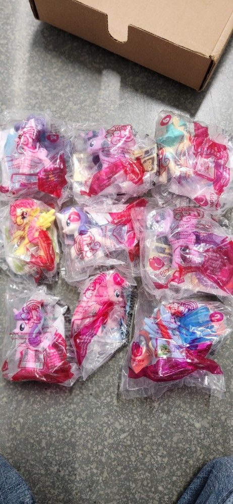 My Little Pony McDonald's Kid's Meal Toys Entire Set