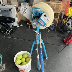 Jugs Pitching machine with extras 