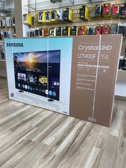 75” inch Samsung Crystal UHD TV Financing $49 Down Payment