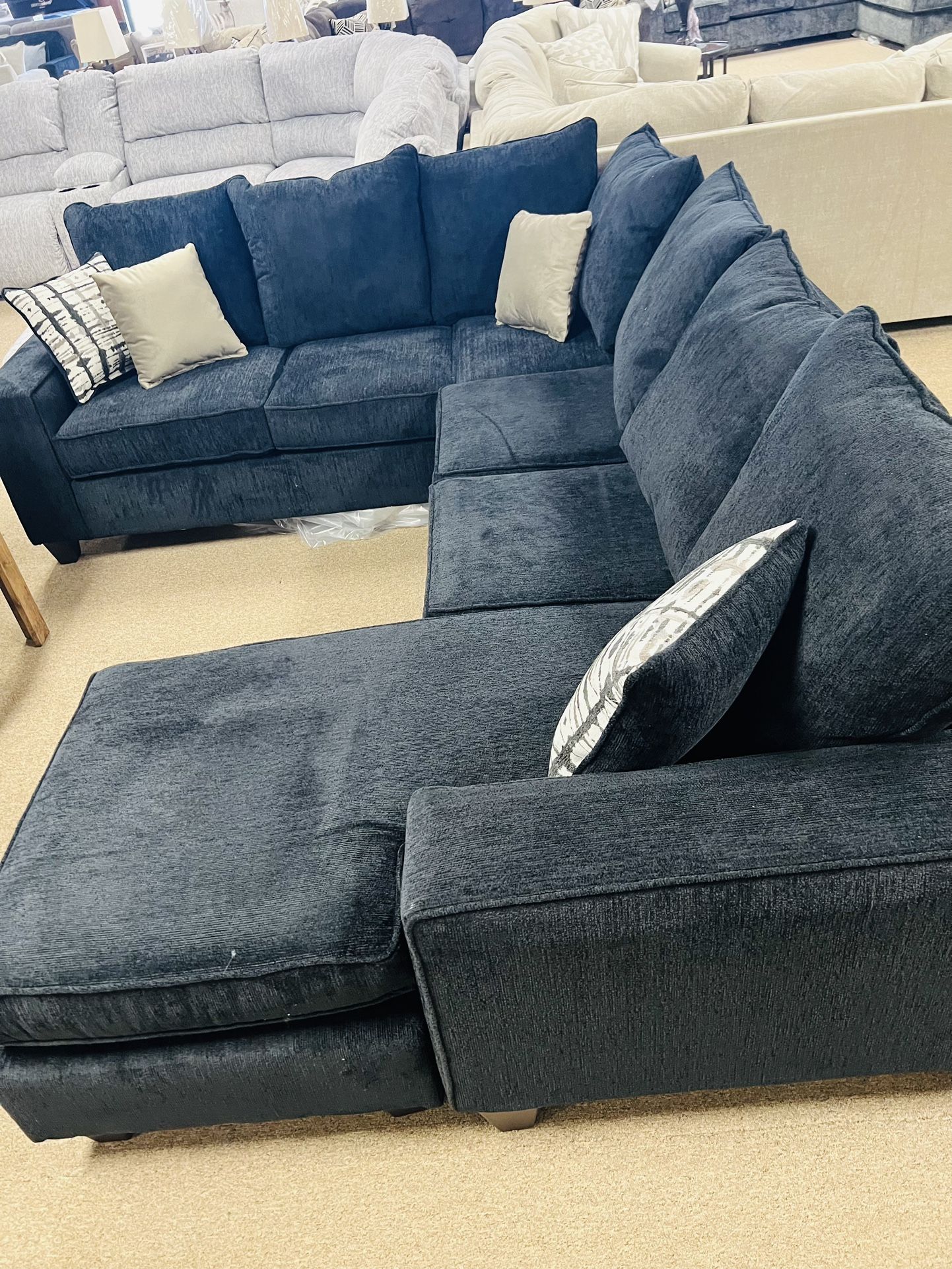 Beautiful Brand New Black Sectional!