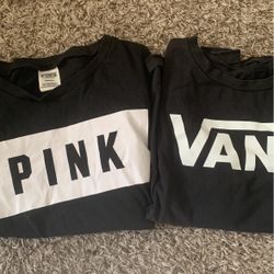 Pink Shirt And Vans Shirt Bundle