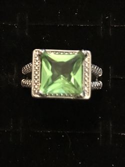 Size 9 silver ring