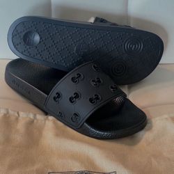Gucci Rubber GG Slide 'Black'