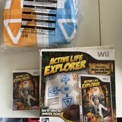Active Life Explorer Controller Mat and Game For Nintendo Wii Like NEW condition $40 pickup Inman SC, I also sale remotes, games, steering wheels & sy