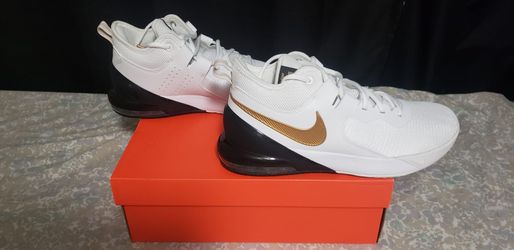 Nike Air Max Impact White Black Gold Size 10 Brand New