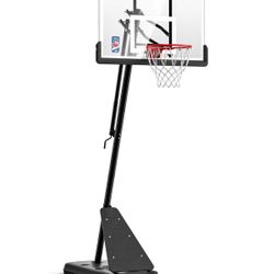 Portable Basketball Hoop with Rebounder 52"