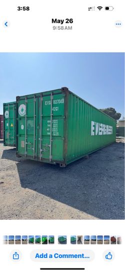 40 foot standard height, shipping Containers