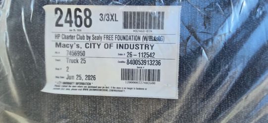 Bed mattress box springs