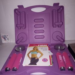 The Firm Cardio Weight Set With Carrying Case