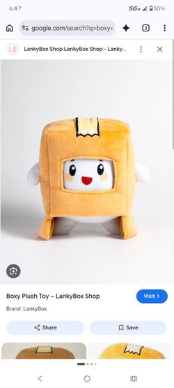 Boxy lanky box plush