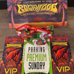 Welcome To Rockville 2024  - 2 Vip Wristbands And Premium Parking Pass