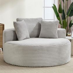Dancing Swan Round Sofa Bed