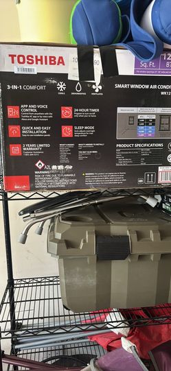 Toshiba 12000 btu window ac unit.