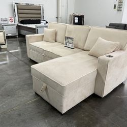 White or Black Sofa Bed