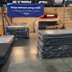 Clearance. Brand New Mattresses. Save 50-80%