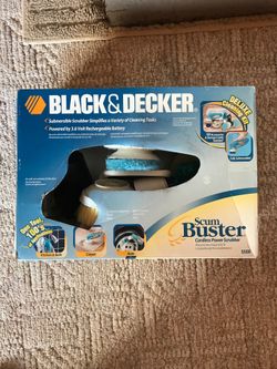 Black and decker scam buster cordless power scrubber