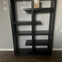 Black Shelving Unit 