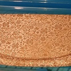 1960's CLUTCH PURSE WITH HAND STRAP  on BACK