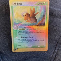 Reverse Holo Shedinja 2003 11/97 Rare Pokémon Card