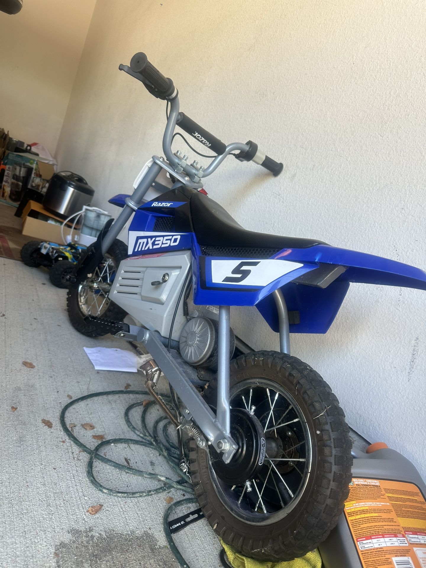Razor MX350 Electric Dirt Bike – Blue – Runs Great