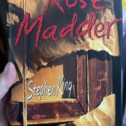 Stephen King Rose Madder hard back book 