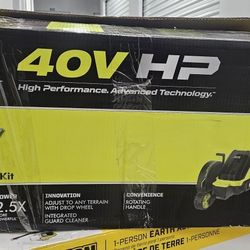 40V ryobi Edger kit