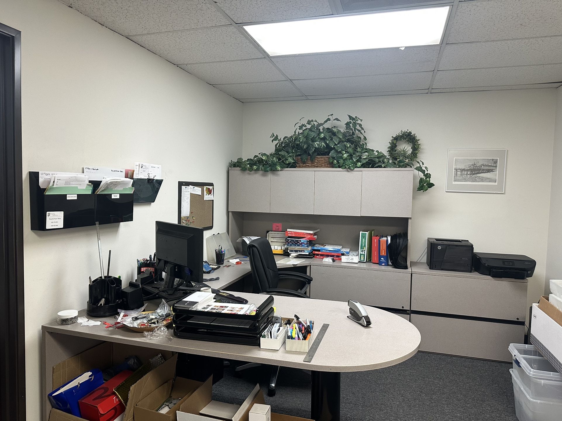 Reception Desk Station-furniture Only