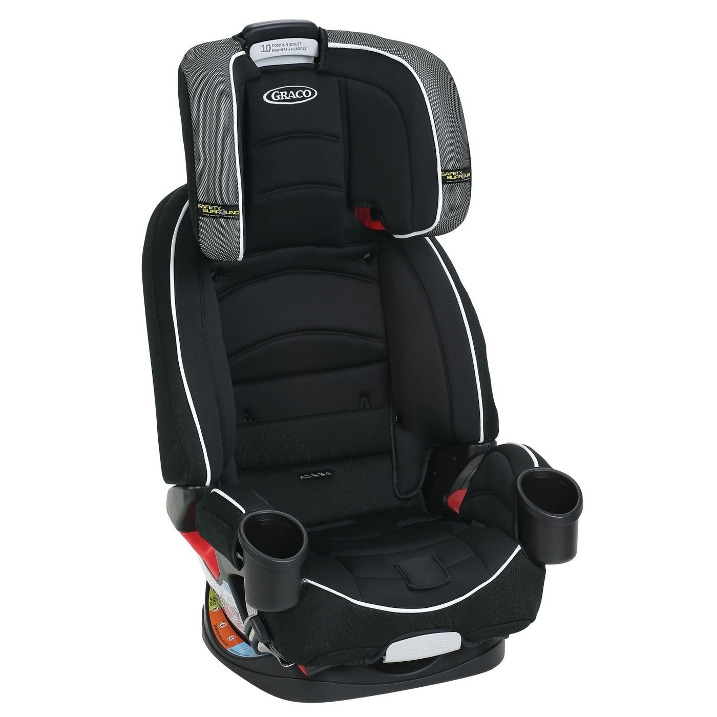 Graco 4Ever Convertible Car Seat with Safety Surround Belt-Lockoff - Jacks