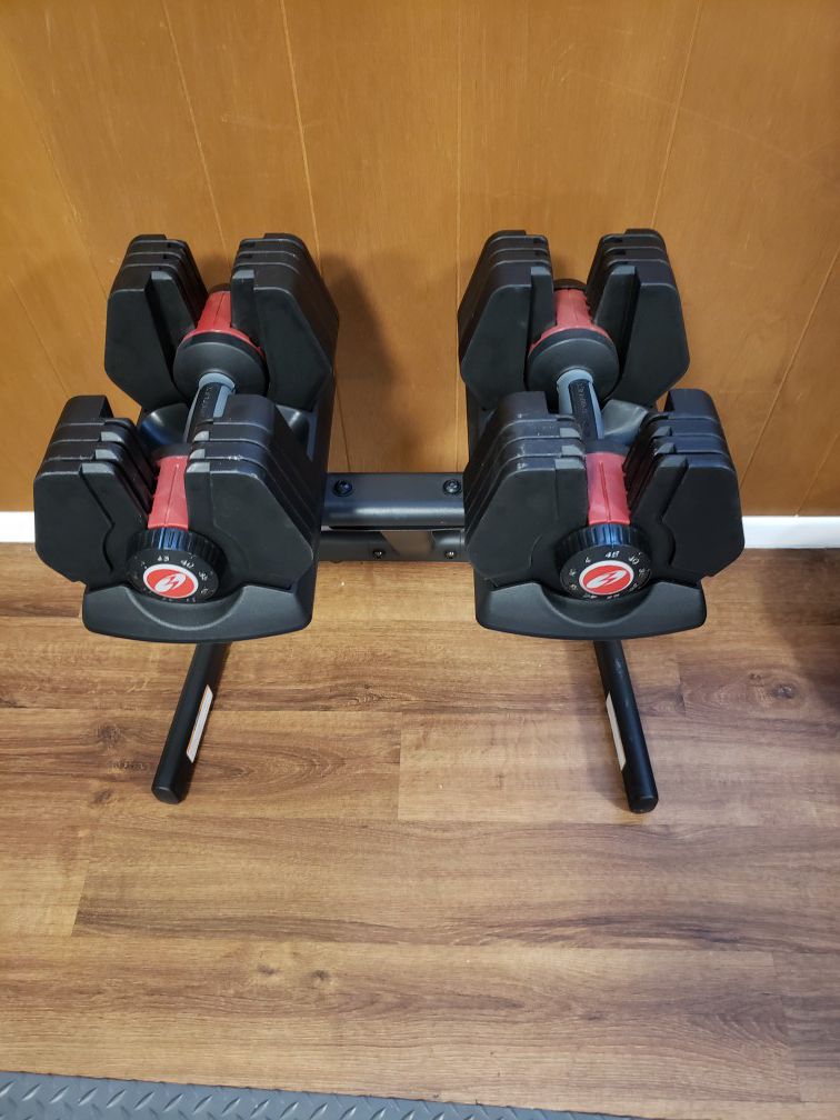 Bowflex 445 Dumbbells and Stand Kit