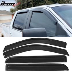 Fits 04-08 Ford F150 Supercrew Cab 06-08 Lincoln Mark LT Window Visors 4PCS