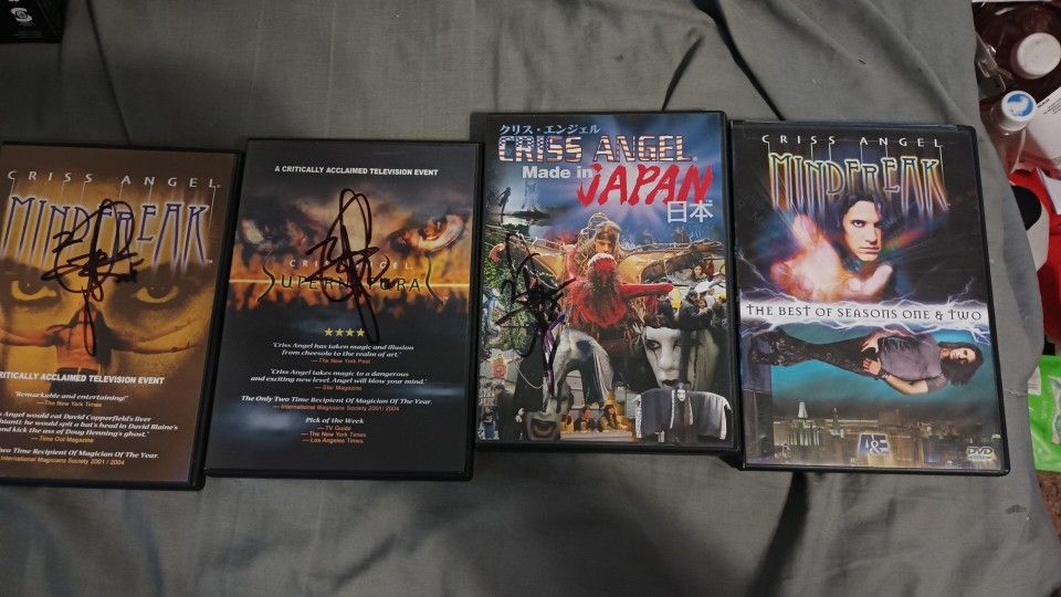 Signed Criss Angel Specials + Best Of SSN 1&2