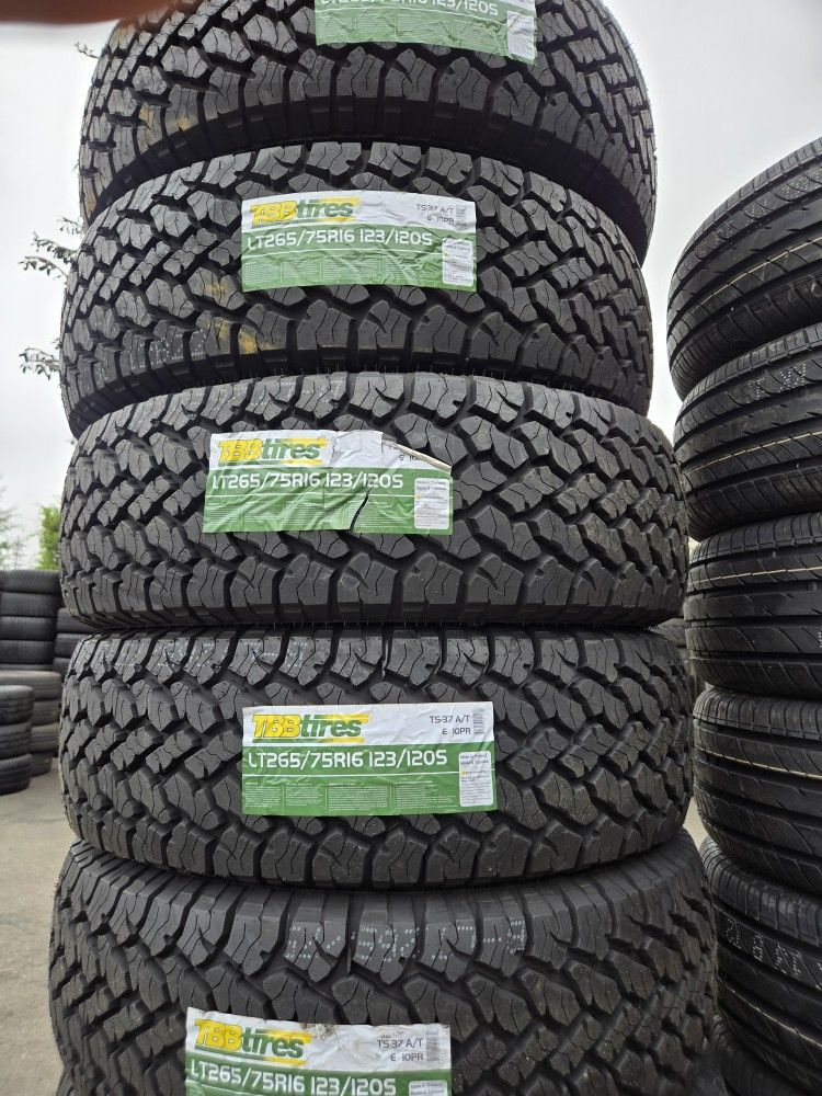 265 75 16 Vendo Set De Llantas NUEVAS De La Marca ✅️ TBB Tires