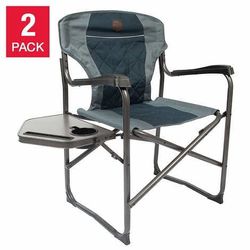  2-pack Timber Ridge Folding Director’s Chair 
with Side Table New

