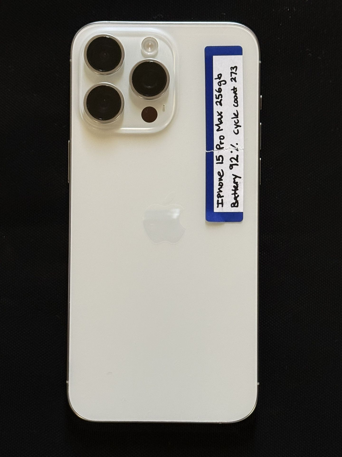Iphone 15 Pro Max White 92% Battery 256gb - thefunkyskunk.ie