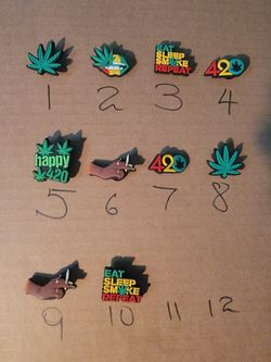 Any 4 Smoking Shoes Charms For Crocs Or Clogs 