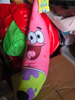 NEW SpongeBob SquarePants Banana Patrick Star Soft Plush Toy 10"