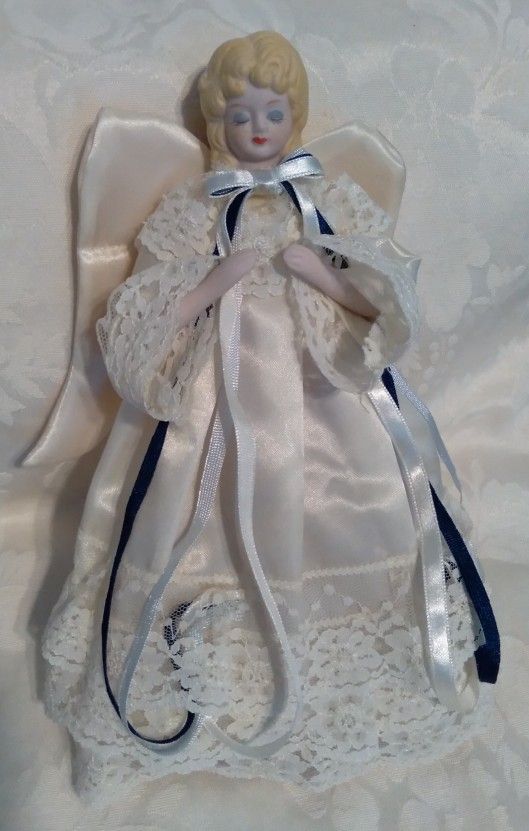 Vintage Angel Christmas Tree Topper