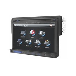 Power Acoustik Car Audio DVD Multimedia Source w/Bluetooth