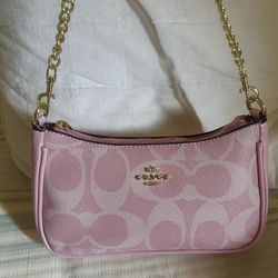 pink coach bag