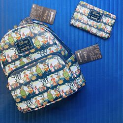 Loungefly Disney Robin Hood Mini Backpack and Matching Wallet - Both NWTs  