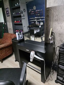 Salon equipment.