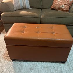 Loveseat Small Couch, End Table, Ottoman 