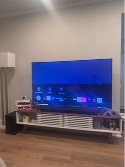 Samsung - 65” Crystal UHD Smart TV with Samsung Soundbar and Subwoofer