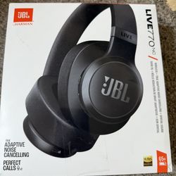 JBL Live 770NC - Wireless Over-Ear Headphones with True Adaptive Noise Cancelling with Smart Ambient, Up to 65 Hours of Battery Life, Comfort-fit Fabr