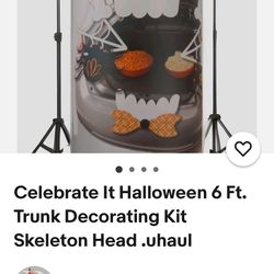 HALLOWEEN: 6FT-Trunk Decorating Kit (TrunkORTREAT🎃👻💀)NEW