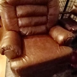 Leather Recliner  Over size